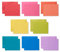 UK Greetings Lot de 200 cartes vierges avec enveloppes assorties pour lui/elle/ami Motif arc-en-ciel