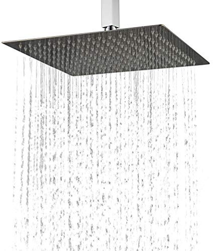 Duschkopf Regendusche, Edelstahl Regenbrause für ihre Badezimmer 30cm Ultra Slim Design Kelelife