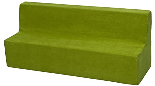 Velinda Kindersofa Kindercouch Spielsofa Softsofa Minicouch Sitzbank Kindermöbel (Farbe: grün)