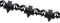 Premium Weddings Fledermaus Girlande schwarz 4 m - Fledermaus Deko Halloween Party Papiergirlande