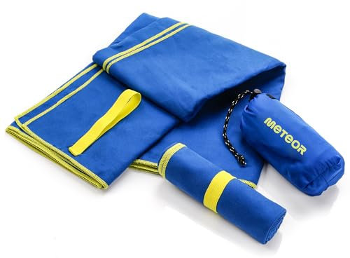 Meteor Sport Handtuch - Ultra Leicht Microfaser in L XL XXL Größen, 9 Farben, Ultra Saugfähig für Fitness, Reise, Sauna, Bad und Strand