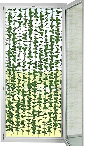 WENKO Maximex Blättervorhang Liane - Türvorhang, Insektenschutz, Polyester, 90 x 190 x 1 cm, Moosgrün