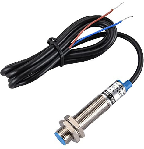 Heschen M12 - Interruttore a sensore di prossimità induttivo tipo LJ12A3-2-Z/EX rivelatore 2 mm 10-30 VDC 200 mA normalmente aperto (NO) 2 fili