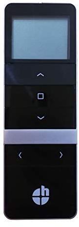 heicko 15-Kanal Handfunksender bi-direktional mit Display, inkl. Batterie, 433,92 MHz, schwarz, Funkprotokoll G2 und BI (1 ST)