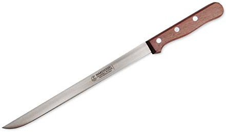 Marsvogel - Schinkenmesser 10 Bubinga/Edelstahl - Ideal für Schwarzwälder-, Südtiroler-, Pata Negra-, Serrano- und Parmaschinken/Schinken Messer