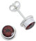 Ohrstecker 925 Silber Granat roter Stein Edelstein Ohrringe echt Silber Damen Sterling Silber Stecker Geschenk(MOS-048-52)