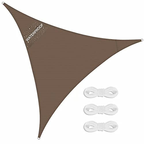Lambent ombrage Triangle Voile Anti - UV imperméable, Respirant et résistant au Vent Jardin Terrasse Parasol Disponible en Plusieurs Couleurs et Tailles