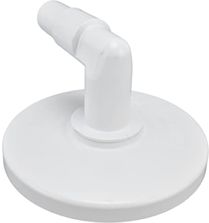Entatial Pool Skimmer Plate, Wiederverwendbarer Universal Vakuumplattenadapter mit 90° Bogen für Schwimmbad für Hayward