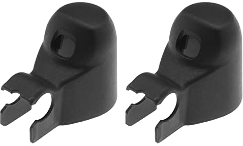 Create idea 2 Stück Auto Heckscheibenwischerarm Abdeckkappe Heckwischerarm Mutter Abdeckung Schwarz aus Kunststoff 7199566 61627199566 Kompatibel mit 1 Serie E81 E87 2004–2012