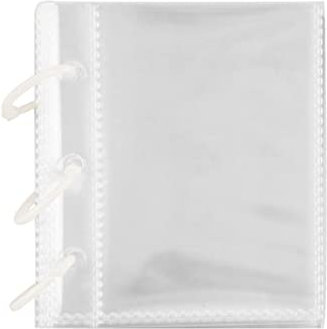 3 Zoll Mini Fotoalbum für Fujifilm Instax Kamera Mini 11 40 7+ 7s 9 8 Evo Filme für Polaroid Z2300 Zubehör Kpop Photocard Binder Hold 40 Fotos (Beige)