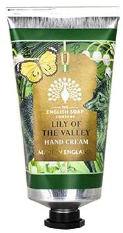 The English Soap Company Anniversary Hand Cream, Lily Hand Cream, Moisturising Hand Cream for Men and Women, Lily of the Valley Scent 75ml