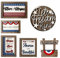 Day Patriot Decorazioni per la casa Independence Set Vassoio Regali Decor Perfetto Vassoio a più Livelli Biscottiera per Noci Dolci (A, One Size)