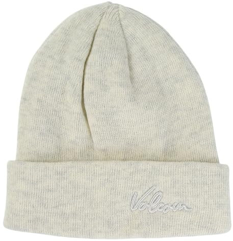 VOLCOM Unisex V.co Fave Beanie Herren Strickmützen, weiß, Einheitsgröße