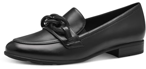 Jana Damen Slipper mit Blockabsatz Vegan, Black Nappa, 41
