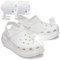 2Pcs Headlights for Croc Shoes, Small LED Lights for Croc Shoe Decoration Charms, IPX5 Waterproof Shoes Lights Charms with 3 Light Modes Funny Shoe Accessories for Adults Kids (White)