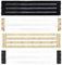 Zimoer 4 Stück BH Verlängerung 3 Haken, Elastisch Bra Extenders, Weich BH-Verlängerung für Damen, Erweiterung Strap Elastisch Band Bequem BH-Extender Hautfarbe Schwarz Transparent