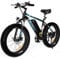 HITWAY E Bike Elektrofahrrad E-Mountainbike, 26 3.0/4.0 Breiten Reifen E-Fahrrad, Pedelec, 250W Motor 48V15Ah abnehmbaren akku, 7 Gänge ebike, Reichweite bis zu 45-120km