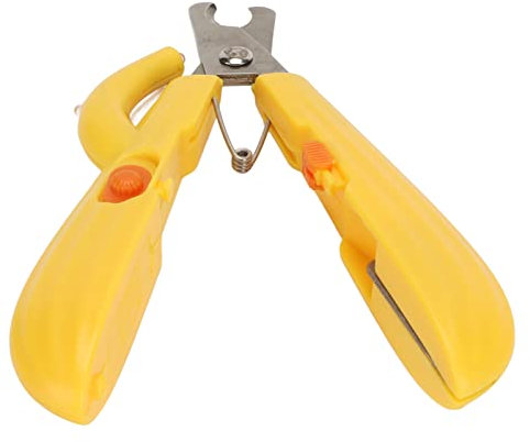 Dog Nail Clippers and Clippers, Cactus Shaped LED Dog Nail Clippers with Nail File for Dog Cat (Orange)