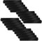 Sonnewelt Bordure de pelouse - en métal galvanisé - Bordures de Jardin- pour Parterre de Fleurs - Noir - Longueur : 25 m - Hauteur : 15 cm