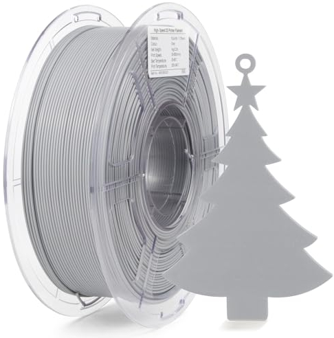 IEMAI PLA Filament 1.75mm Grau 1KG, High Speed PLA 3D Drucker Filament, Maßgenauigkeit +/- 0,02 mm