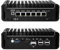 Glovary Firewall Mini PC Quad Core N100, DDR5 8GB RAM 128GB NVMe SSD, 6 x 2.5GbE i226V LAN, Micro Fanless Appliance, Routeur Hardware, AES-NI, OPNsense, TypeC Port, TF Card Slot