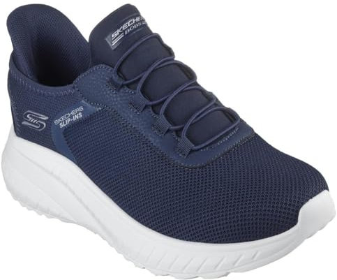 Skechers Herren Squad Chaos-Tough Walk Hands Free Slip-In-Sneaker, Marineblau, 43 EU
