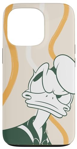 iPhone 13 Pro Disney Donald Duck Retro Vintage Glare & Lines Pattern Case
