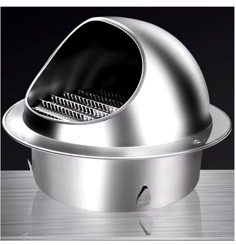 ZHENGQIAN Rejilla de ventilación de Acero Inoxidable.,Cubierta de Rejilla de ventilación de Acero Inoxidable para Campana extractora,Rejilla de ventilación de la Chimenea (Size : 350mm/13.78in)