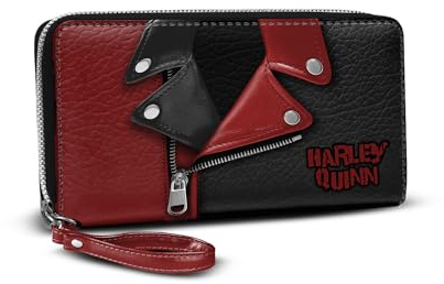 DC Comics Portefeuille Essentiel Harley Quinn, Noir, 19 x 10 cm