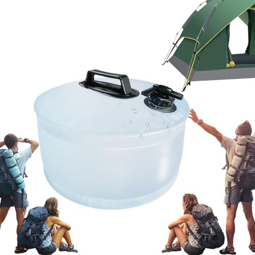 Emergncy Wassertasche – Outdoor Wassersack, Camping-Wasserbehälter | Tragbarer Wasserspeicherbeutel, tragbarer Camping- und Notfall-Wasserbeutel mit Zapfhahn für Reisen