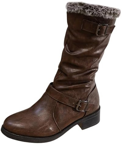 Stivali Scarpe Donna Stivaletti Stivali Donna Bassi Estivi Stivaletti da Donna Estivi Stivali Alti Donna sopra Il Ginocchio Tacco a Spillo Stivali Texani Donna Tacco Basso Stivaletto Donna