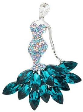 Die Brosche ist eine elegante und personalisierte Anstecknadel, Metall Zink Acryl