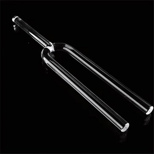 EUZLKDXU Quartz Crystal Tuning Fork， Crystal Chakra Tuning Forks With Free Crystal Striker, Chakra Musical Instrument for Yoga Meditation Sound Healing(G NOTE,432hz 30mm)