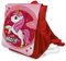 Unikatolo Kindergartenrucksack in rot mit Name personalisiert, Rucksack Mädchen Kindergarten Kita bedruckt, Kita-Tasche Geschenk erster Geburtstag Kleinkind Kinderrucksack (Einhorn-rot)