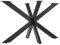 SOTECH Tischgestell Spider/Schwerlast Tisch-Beine aus Stahl in Schwarz/Tisch-Füße, Höhe: 710 x Breite: 680 x Länge: 1200 mm/Einfache Montage/Tisch-Kufen für DIY-Projekte Esstische