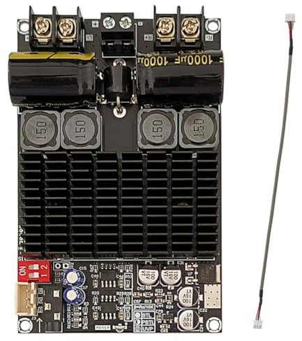 Uxsjakjsd -2001 Digital Amplifier Board 2.1 Channel 2X100W+200W Subwoofer TPA3221 Bluetooth Amplifier Module with Shielded Wire