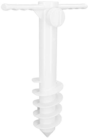 Universal Beach Regenschirm Leichtweißhalter Stand für Beach Rasenwasser, Einfache Installation