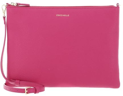 Coccinelle Leder Umhängetasche Best Crossbody Bag New Fucsia purpur