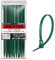 LEDSone 100 Pack of 150mm x 36mm Reusable Cable Ties, Heavy Duty with 40lbs Tensile Strength Green Releasable Adjustable Cable Ties, 6 Premium Tie Wraps, Strong Nylon Zip Ties (3.6mmx150mm)