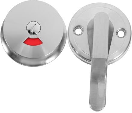 NUOBESTY Serratura per Porta Inossidabile con Indicatore Meccanismo Sicuro e Design Versatile per Uso e Commerciale