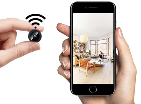 efancy Spy Camera 1080P WiFi Hidden Cameras Wireless Indoor Secret Cam Mini Nanny Spy Cam Home Security Surveillance Cameras Micro Small Monitor Video Camera with Motion Detection App Control