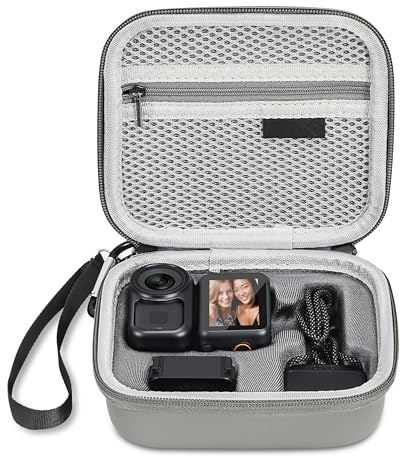 STARTRC PHOTO Tragetasche für DJI Osmo Nano Zubehör, PU Leder Aufbewahrungs Case, Tasche für Osmo Nano Vlogging Action KameraZubehör