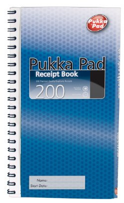 Pukka Pad, NCR Duplicate Receipt Book 152x280mm
