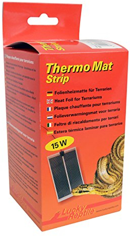 Lucky Reptile HTMS-15 Thermo Mat Strip 15 W, Heizmatte für Terrarien