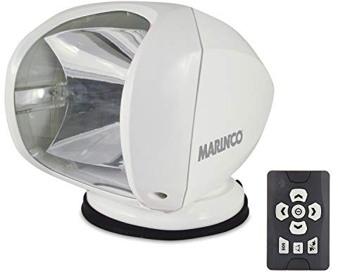 Marinco Spotlight 100W 12V/24V White Including Remote SPLR-2