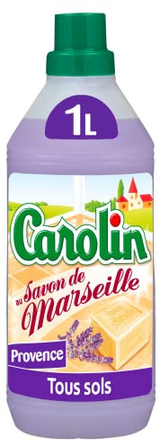 Carolin Nettoyant Sols au Savon de Marseille Parfum Fraîcheur Provence 1 L