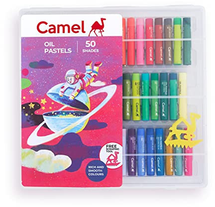 Camel Camlin Kokuyo Oil Pastel Crayons Color Assorted Colours 50 Shades
