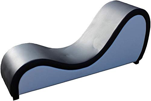 JVmoebel Tantra Sofa - Sex Möbel, Kamasutra - Schwarz Weiß, 186 x 77 x 50 cm