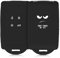 kwmobile Custodia Compatibile con Renault con 4 Tasti Smart Key (Solo Keyless Go) - Cover Chiavi Auto Protezione Copri Telecomando - Copri Chiave Silicone Don't Touch My Key