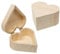 2 Stücke Handgefertigte hölzerne Aufbewahrungsbox Holzkästchen Herz Schmuckschatulle Retro Herzschachtel Container Organizer Portable Geschenk Verpackung Aufbewahrungsbox Geschenkschachtel Gesch